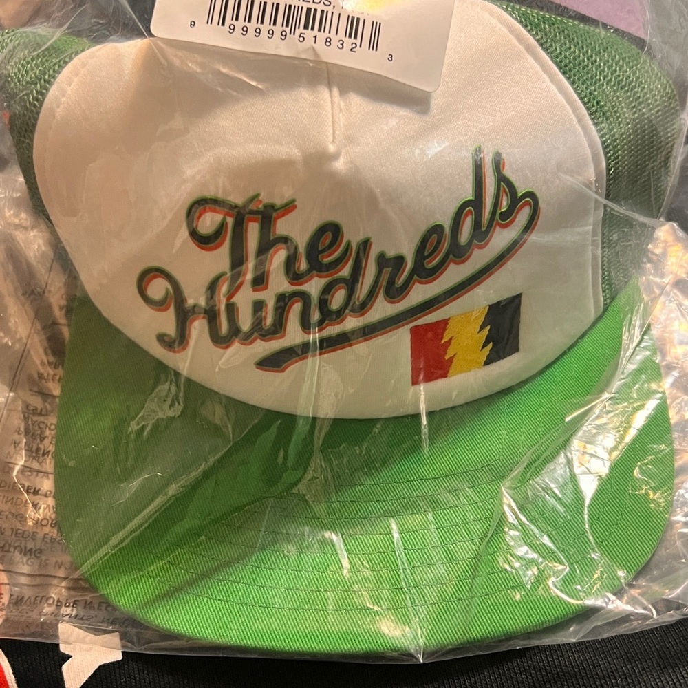THE HUNDREDS MANIA TRUCKER SNAPBACK KELLY GREEN